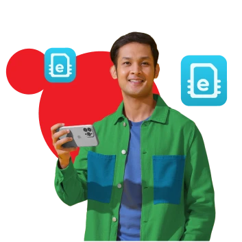 Tetap terkoneksi dengan eSIM